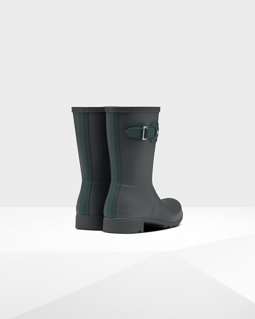 Botas De Cortas Original Tour Foldable Hunter Mujer - Verdes Oscuro - 419238JKU